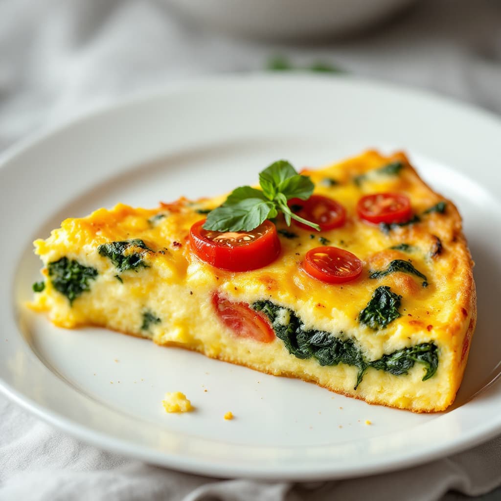 Frittata with Tomatoes and Feta